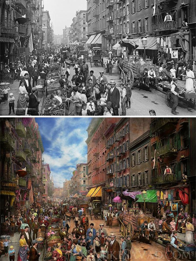 Keren! Deretan Foto Hitam Putih New York Ketika Dijadikan Berwarna Foto merupakan cuplikan momen yang bisa diabadikan untuk waktu lama. Melalui foto kita bisa melakukan perjalanan waktu seperti yang dilakukan fotografer ini.