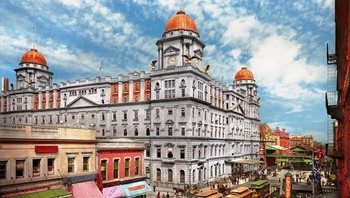 Kehidupan Stasiun Grand Central pada tahun 1900. (Istimewa/dok. Bored Panda/Mike Savad)