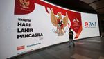 Peringatan Hari Lahir Pancasila Melalui LED