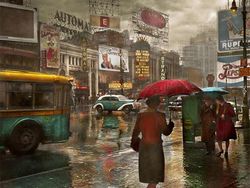 Keren! Deretan Foto Hitam Putih New York Dijadikan Berwarna