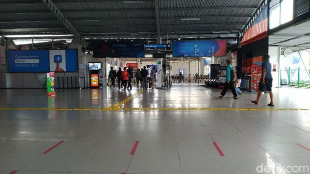 Kondisi Stasiun Bogor, Selasa (2/6) pukul 08.00 WIB