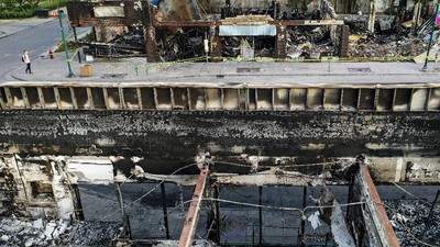Begini Potret Sisa-sisa Kerusuhan di Minneapolis
