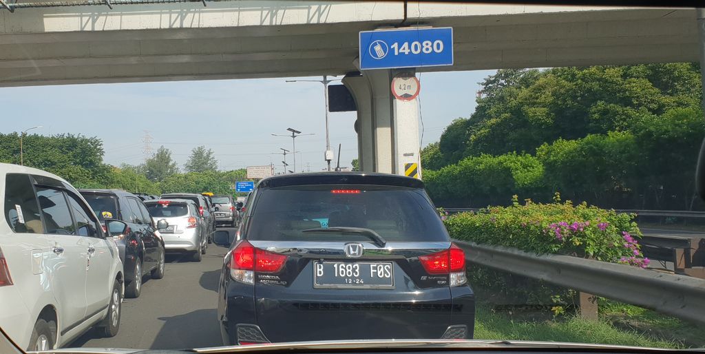 SItuasi Kemacetan di Tol