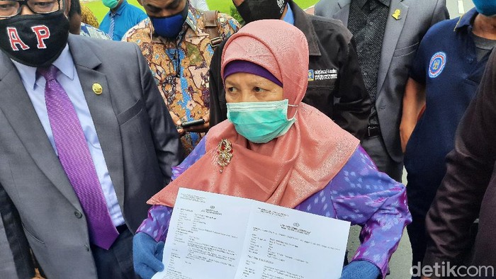 Guru Besar UII Profesor Nimatul Huda melapor tudingan makar ke Polda DIY, Selasa (2/6/2020).