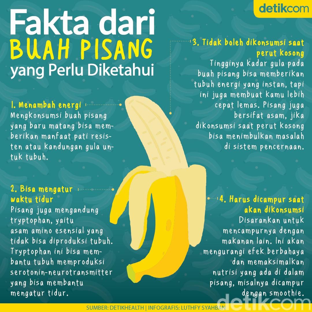 4 fakta buah pisang