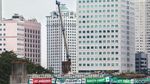 Proyek LRT di Dukuh Atas Jalan Terus