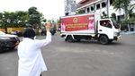 Ribuan Masker untuk Pencegahan COVID-19 di Surabaya