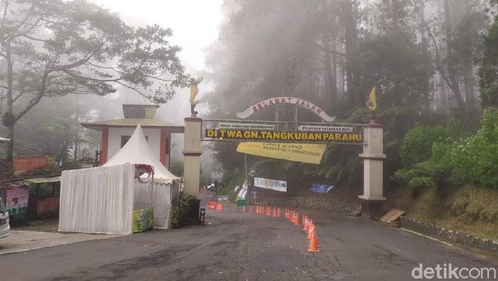 Tangkubanparahu ditutup selama psbb