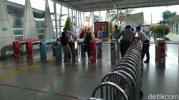 Kondisi Stasiun Bogor, Selasa (2/6) pukul 08.00 WIB