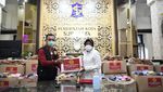 Ribuan Masker untuk Pencegahan COVID-19 di Surabaya