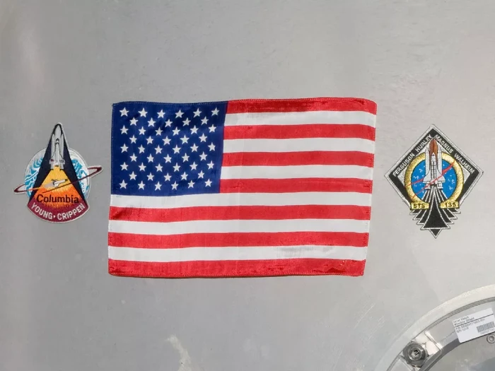 bendera AS di ISS