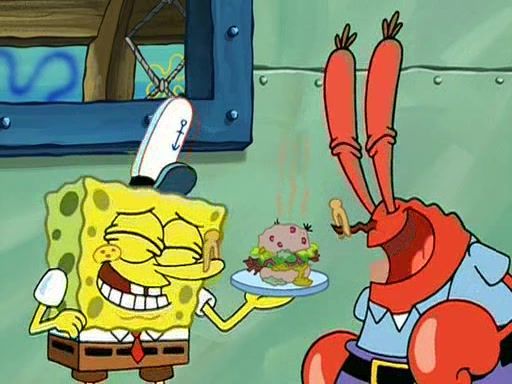 burger spongebob