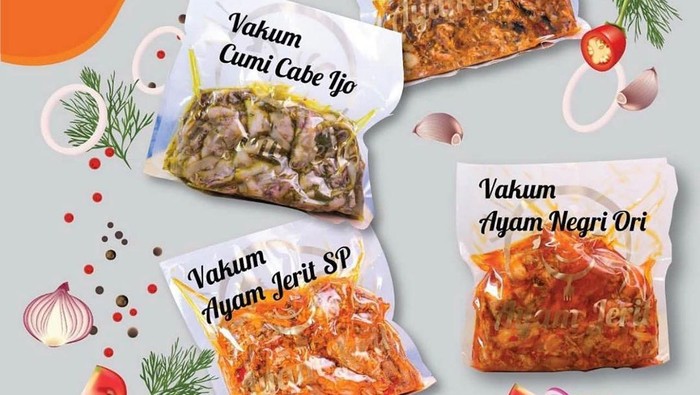 Artis jualan paket makanan siap santap
