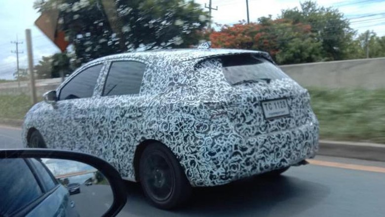 Spyshot Honda City hatcback Spyshot Honda City hatcback
