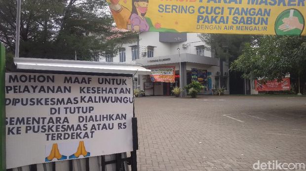 Puskesmas Kaliwungu Kudus yang ditutup karena nakesnya kena Corona, Selasa (2/6/2020).
