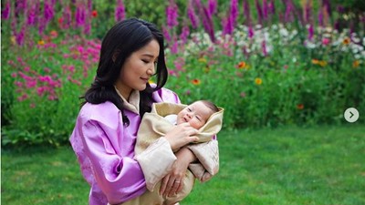 Ratu Cantik Bhutan Pertamakalinya Ungkap Foto Anak ke-2 yang Baru Lahir