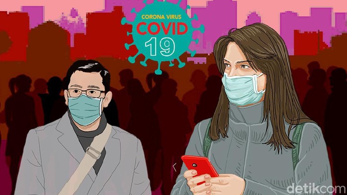 Ilustrasi Virus Corona, Covid 19 Poster