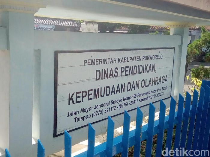 Dinas Pendidikan Kepemudaan dan Olahraga Kabupaten Purworejo.