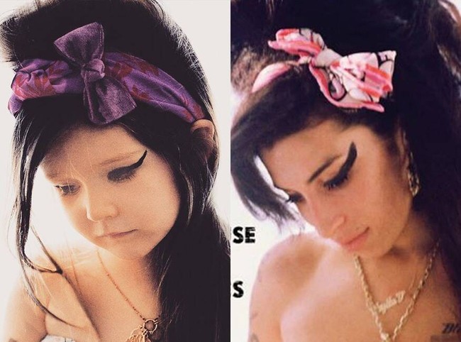 Lola juga berdandan ala penyanyi dan pencipta lagu soul, jazz, dan R&B dari Inggris, Amy Winehouse, dalam Lioness: Hidden Treasures. Eyelinernya tampak menggemaskan ya! Foto: Instagram
