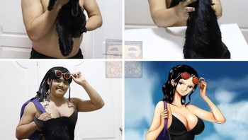 Tidak perlu kostum, cukup pakai kucing. Foto: Lowcostcosplay