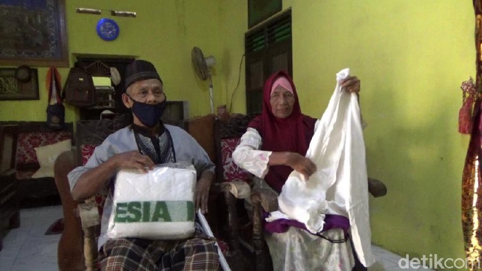 Pasangan Legiyo dan Nyami asal Boyolali yang batal naik haji 2020