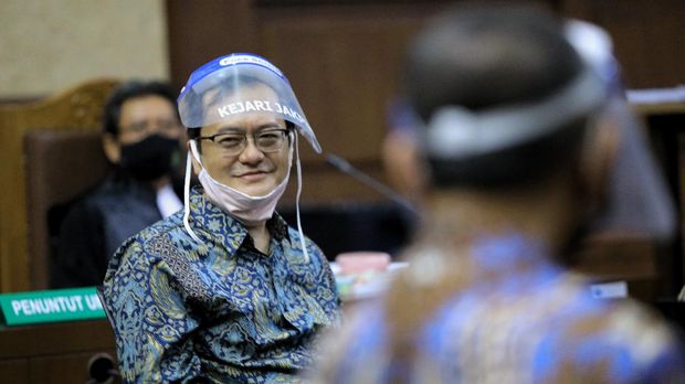 Sidang Perdana Jiwasraya. CNBC Indonesia/Andrean Kristianto