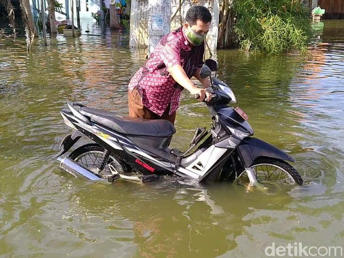 Banjir rob di Kota Pekalongan, Rabu (3/6/2020).