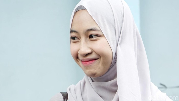 Adiba Khanza saat ditemui di kawasan Trans TV.