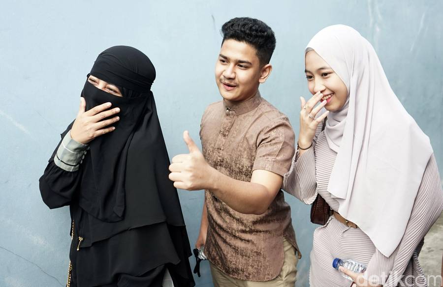 Adiba Khanza saat ditemui di kawasan Trans TV.