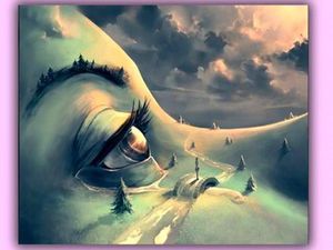 Tes Psikologi: Gambar Mata atau Gunung yang Pertama Dilihat?