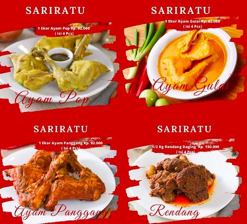 Restoran Minang jual lauk beku