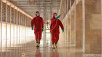 Jelang New Normal, Masjid Istiqlal Disemprot Disinfektan