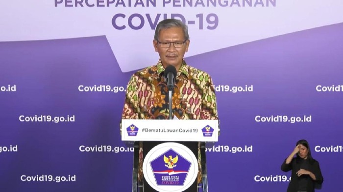 Juru Bicara Pemerintah terkait Penanganan COVID-19, Achmad Yurianto (YouTube BNPB)