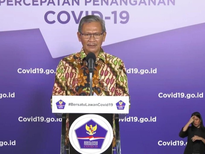 Juru Bicara Pemerintah terkait Penanganan COVID-19, Achmad Yurianto (YouTube BNPB)