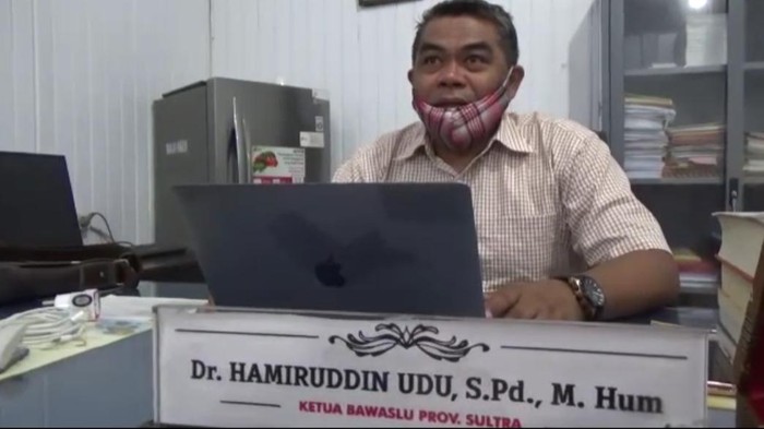 Ketua Bawaslu Sultra Hamiruddin