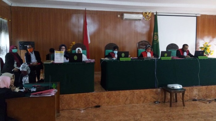 Suasana di PN Palembang (Raja Adil-detikcom)
