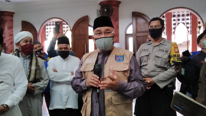 Wali Kota Depok M Idris Cek Kesiapan Salat Berjamaah di Masjid Jelang New Normal