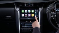  Panel layar sentuh 9 inci, dukungan Apple CarPlay. Foto: Toyota Thailand