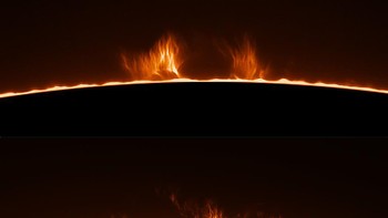 Menurut Andrew, menangkap foto Matahari harus berhadapan dengan bermacam kesulitan teknis, dan sangat mengandalkan keberuntungan. Foto: Paul Andrew via Daily Mail