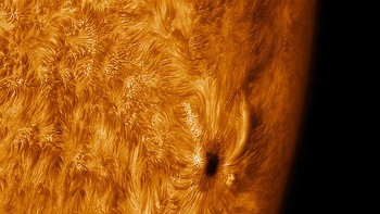 Tidak seperti objek astronomi lainnya, Matahari selalu berubah dan kalian tidak akan pernah tahu apa yang akan dilihat setiap harinya, kata Andrew seperti dikutip dari Daily Mail. Foto: Paul Andrew via Daily Mail