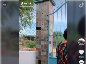 Viral di TikTok, Rumah Sultan yang Gerbangnya Dihiasi Ratusan iPhone