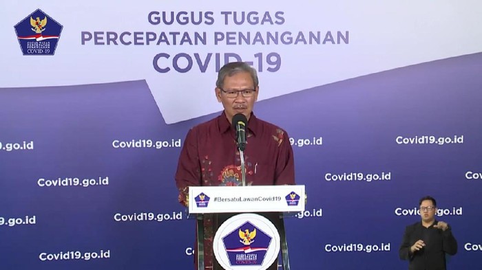Juru Bicara Pemerintah terkait Penanganan COVID-19, Achmad Yurianto (YouTube BNPB)