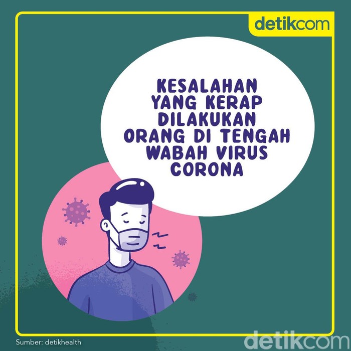 Kesalahan Sehari-hari yang Bikin Rentan Tertular Corona