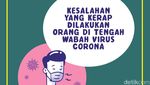 Kesalahan Sehari-hari yang Bikin Rentan Tertular Corona