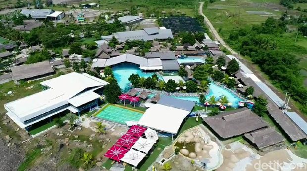 Tempat wisata Cikao Park, Purwakarta, bersiap melaksanakan rencana penerapan new normal. Sejumlah protokol kesehatan pun mulai diterapkan di tempat wisata itu.