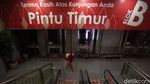PSBB Jakarta Diperpanjang Pasar Tanah Abang Disemprot Disinfektan
