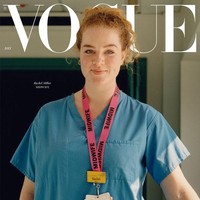 Cover British Vogue turut menampilkan Rachel Millar. Perempuan 24 tahun itu berprofesi sebagai bidan di sebuah rumah sakit di London. (Foto: Dok. British Vogue)