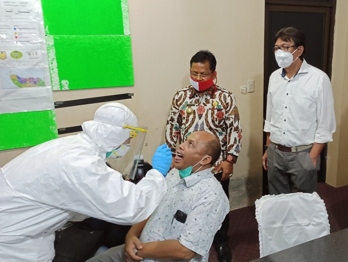 Pemko Banda Aceh gelar tes swab massal (Agus Setyadi-detikcom)