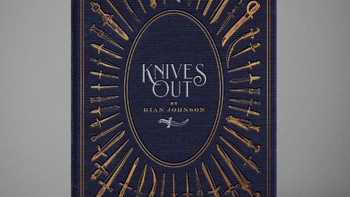 Sampul buku yang diadaptasi dari film Knives Out ini tampak dihiasi dengan beragam pedang. Istimewa/Dok. Boredpanda/Hidreley.