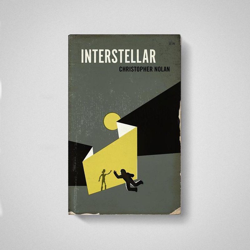 Pernahkah terbayang bagaimana jadinya bila film seperti Parasite hingga Interstellar ditransformasikan sebagai sampul buku tua? Begini penampakannya.